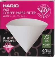 Hario V60 Filterpapier maat 01 (40 stuks)